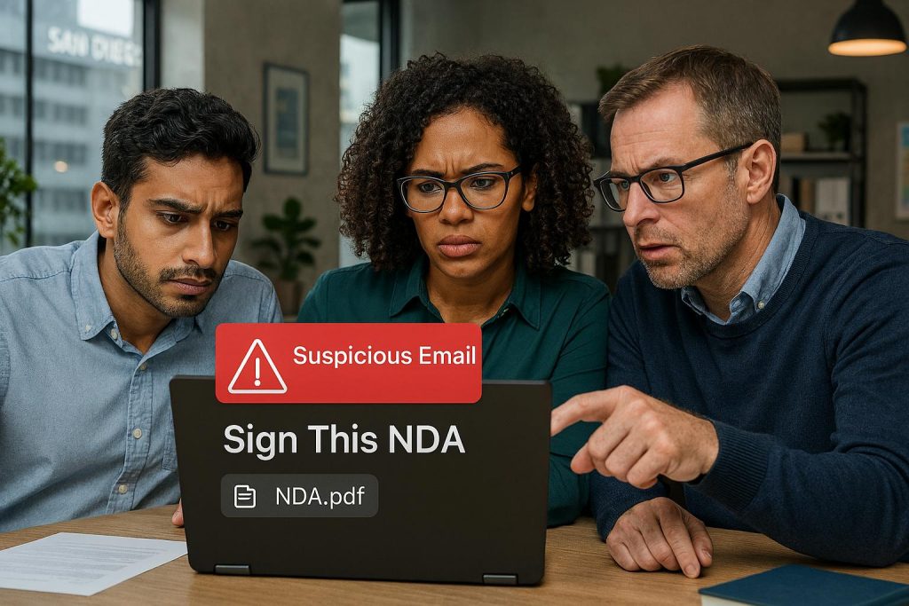 Phishing Protection in San Diego: Stop the New “NDA via Contact‑Us” Scam With This 5‑Step Plan