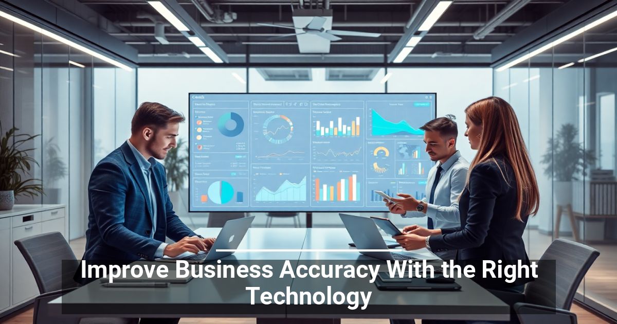 Improve Business Accuracy With the Right Technology